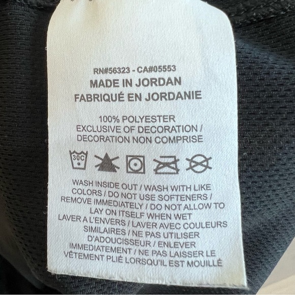 Boys Medium black Nike logo dry-fit standard fit short sleeve t-shirt - Picture 5 of 6